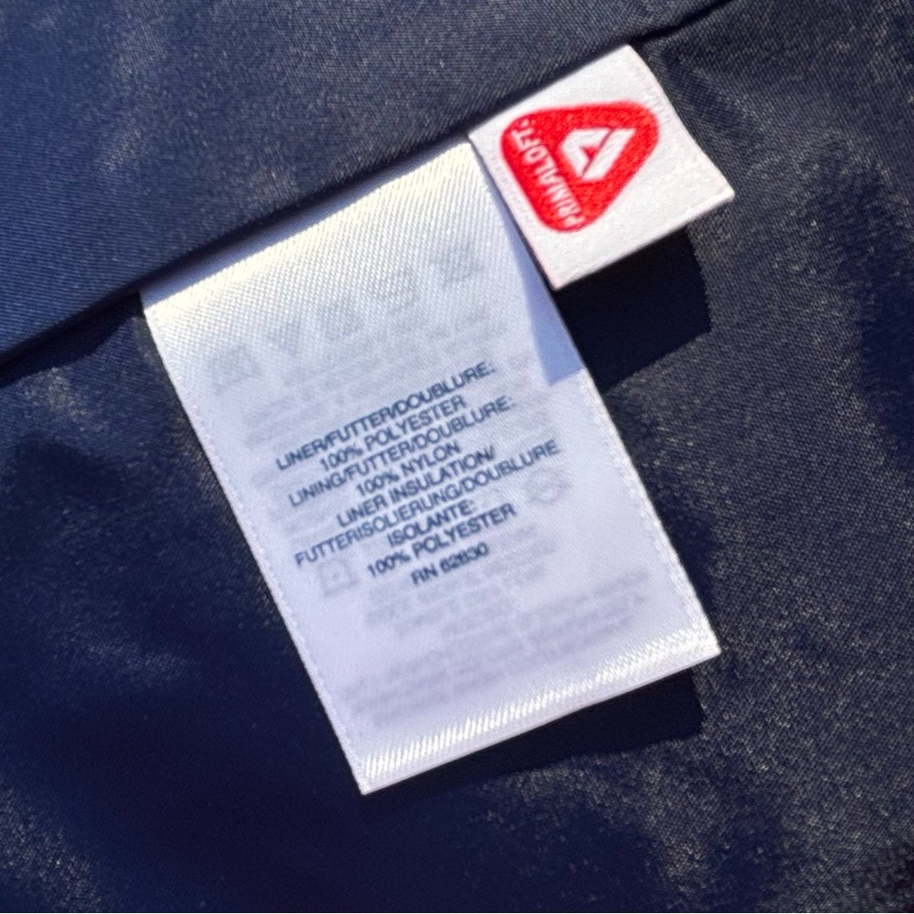 Lands' End 3 in 1 Coat w/quilted removable inner coat. Wind-waterproof size 8 - Picture 11 of 11